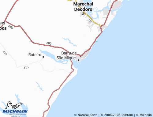 Mappa MICHELIN Saquarema - ViaMichelin