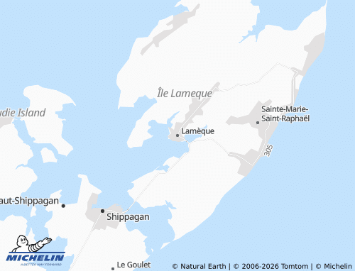 Mappa MICHELIN Lamèque - ViaMichelin