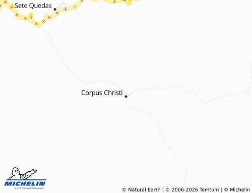 MICHELIN Corpus Christi map - ViaMichelin