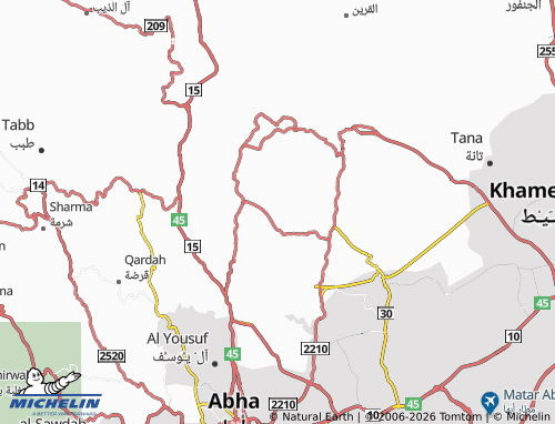 MICHELIN-Landkarte al-Sawsan - ViaMichelin