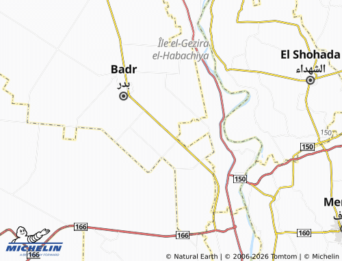 Mappa MICHELIN Omar Shaheen - ViaMichelin