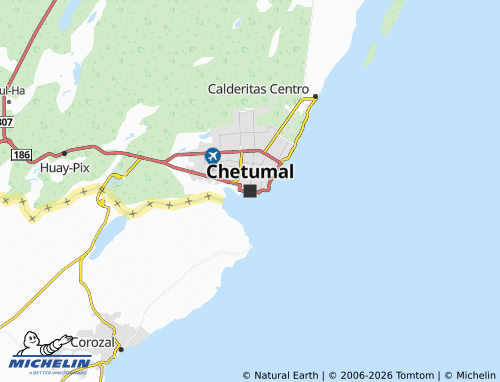 Mapa MICHELIN Chetumal - ViaMichelin