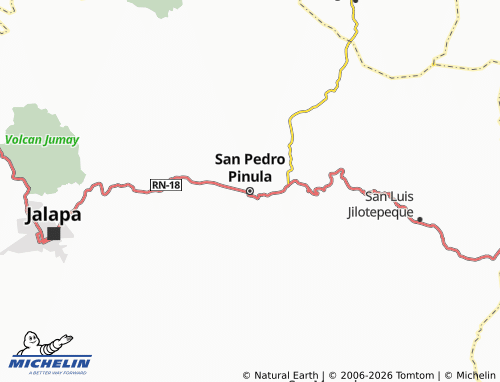 Mappa MICHELIN San Pedro Pinula - ViaMichelin