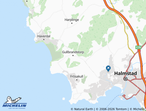 MICHELIN-Landkarte Gullbrandstorp - ViaMichelin