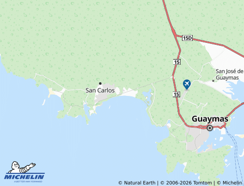 Mapa MICHELIN Villas de San Carlos - ViaMichelin