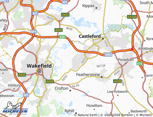 MICHELIN Normanton map - ViaMichelin