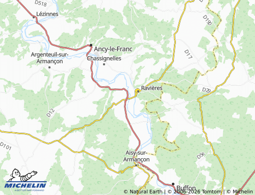 Mappa MICHELIN Nuits - ViaMichelin
