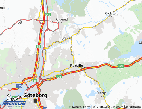 MICHELIN-Landkarte Bergsjön - ViaMichelin