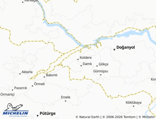 MICHELIN Koldere map - ViaMichelin