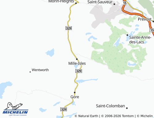 MICHELIN-Landkarte Mille-Isles - ViaMichelin