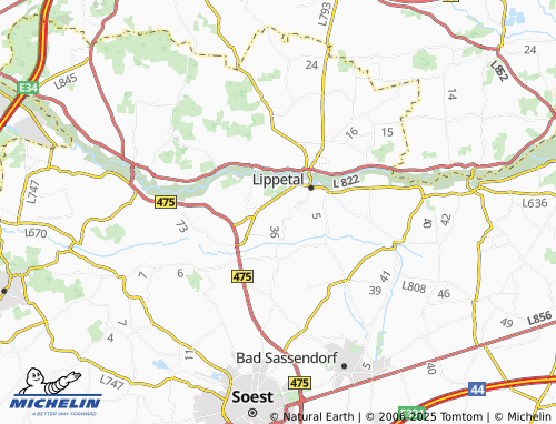 MICHELIN-Landkarte Nordwald - ViaMichelin