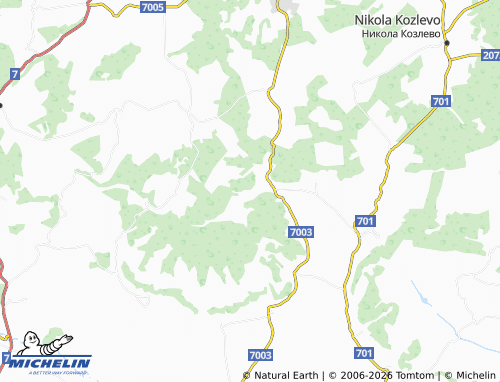 Mappa MICHELIN Lisi vrah - ViaMichelin