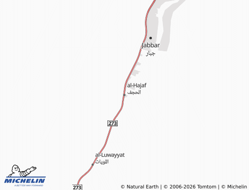 Carte MICHELIN al-Hajaf - ViaMichelin