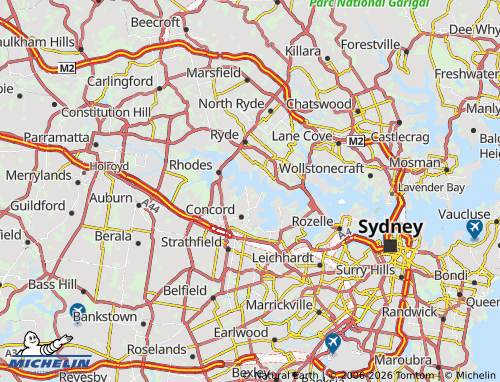 Mapa MICHELIN Breakfast Point - ViaMichelin