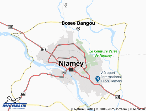 MICHELIN Kouara Mé map - ViaMichelin