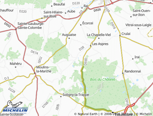 MICHELIN Bonnefoi map - ViaMichelin