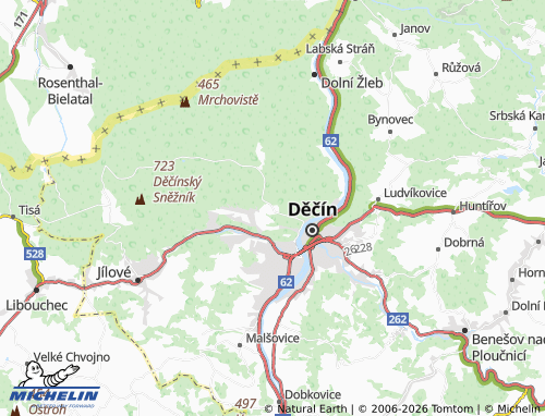 Mappa MICHELIN Jalůvčí - ViaMichelin