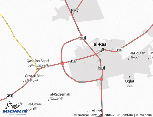 MICHELIN-Landkarte al-Madeenah - ViaMichelin