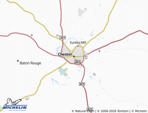 Carte MICHELIN Chester - ViaMichelin