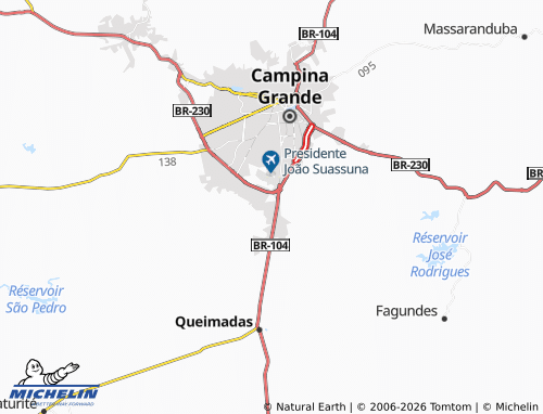 MICHELIN Ligeiro map - ViaMichelin
