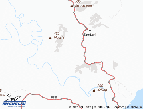 MICHELIN-Landkarte Nyumaga - ViaMichelin