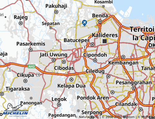 MICHELIN Babakan map - ViaMichelin