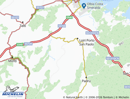 Mapa MICHELIN Berchiddeddu - ViaMichelin