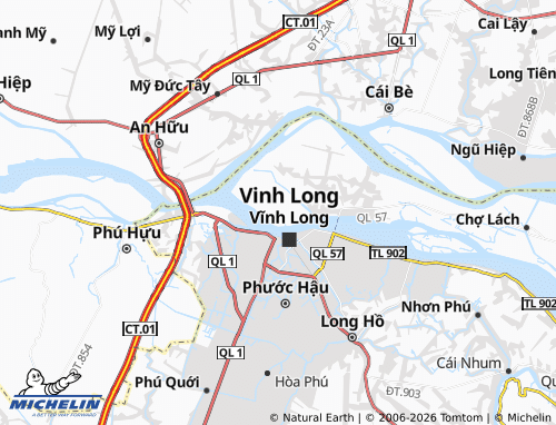 Mappa MICHELIN An Bình - ViaMichelin