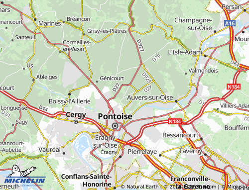 Mapa MICHELIN Énnery - ViaMichelin