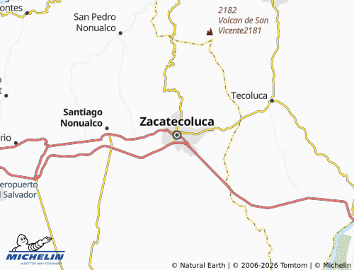 Mappa MICHELIN Zacatecoluca - ViaMichelin