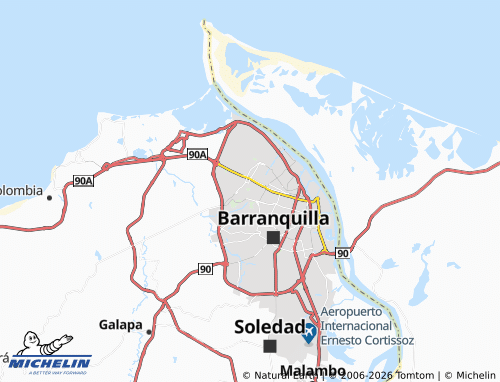 Carte MICHELIN Ciudad Jardín - ViaMichelin