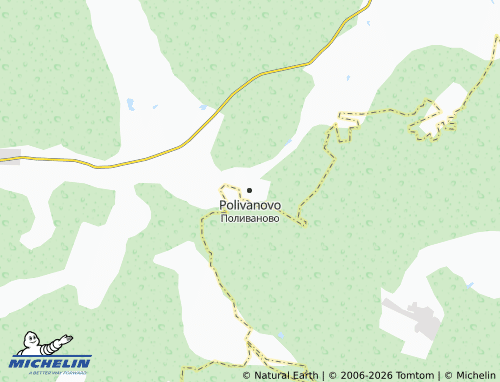 MICHELIN-Landkarte Polivanovo - ViaMichelin