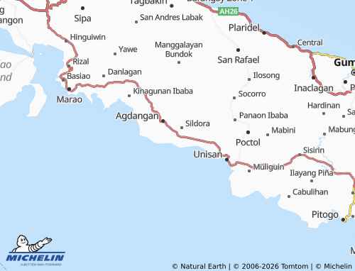 MICHELIN Salvacion map - ViaMichelin