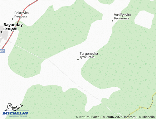 MICHELIN-Landkarte Turgenevka - ViaMichelin