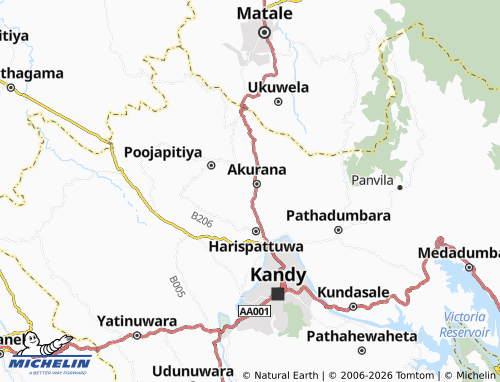 Mapa MICHELIN Kahawatta North - ViaMichelin