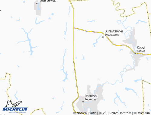 MICHELIN Semenovskiy map - ViaMichelin