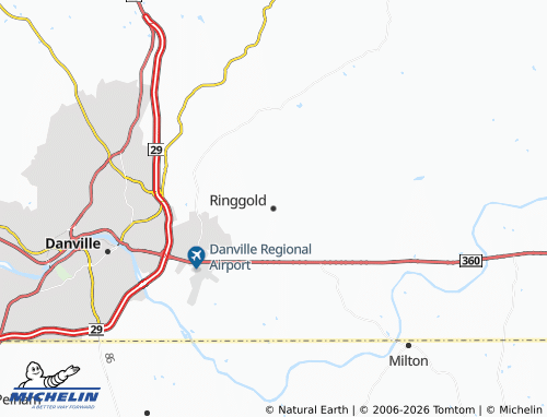 Kaart MICHELIN Ringgold - ViaMichelin