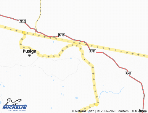 MICHELIN Widana map - ViaMichelin
