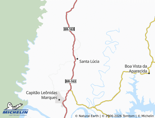Mappa MICHELIN Santa Lúcia - ViaMichelin
