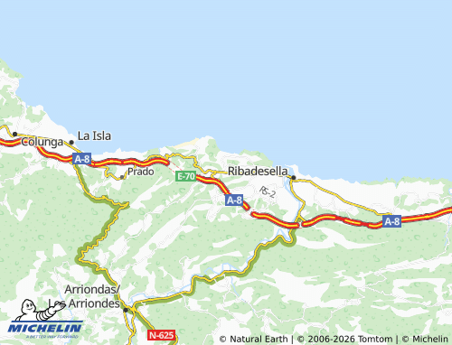 Carte MICHELIN Leces - ViaMichelin