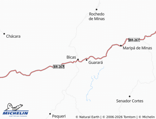 MICHELIN Bicas map - ViaMichelin