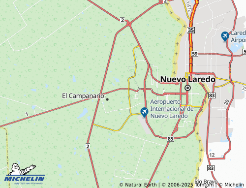 MICHELIN Los Ángeles map - ViaMichelin