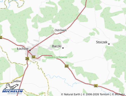MICHELIN-Landkarte Baczki - ViaMichelin