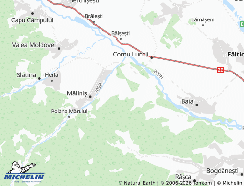 Mappa MICHELIN Păiseni - ViaMichelin