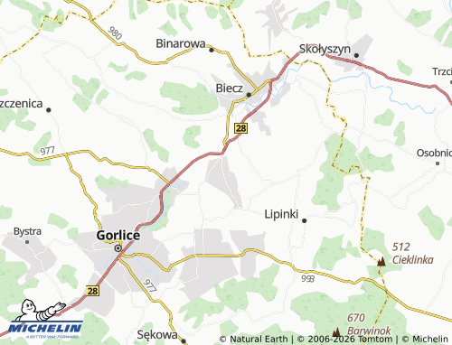 Carte MICHELIN Libusza - ViaMichelin