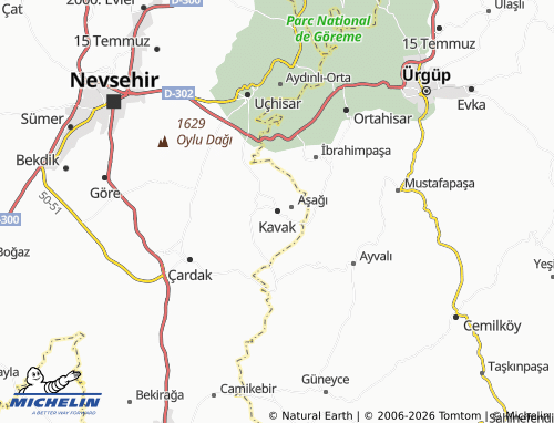 Mappa MICHELIN Kavak - ViaMichelin