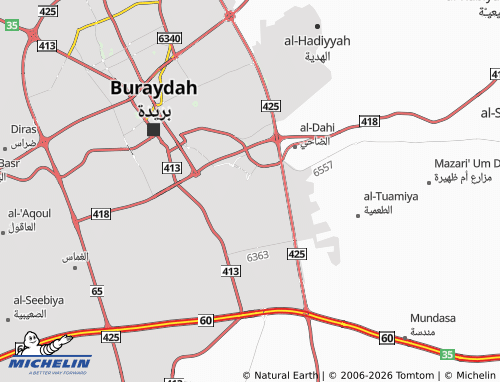 MICHELIN-Landkarte al-Rawabi - ViaMichelin