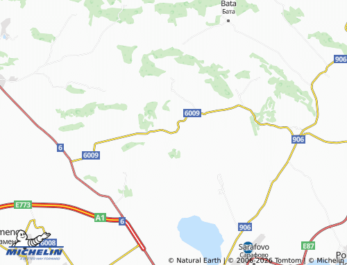 Mappa MICHELIN Izvorishte - ViaMichelin