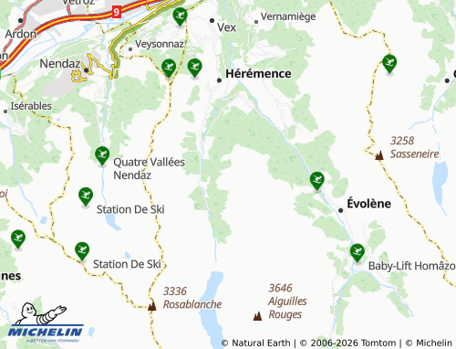 MICHELIN-Landkarte Mandelon - ViaMichelin