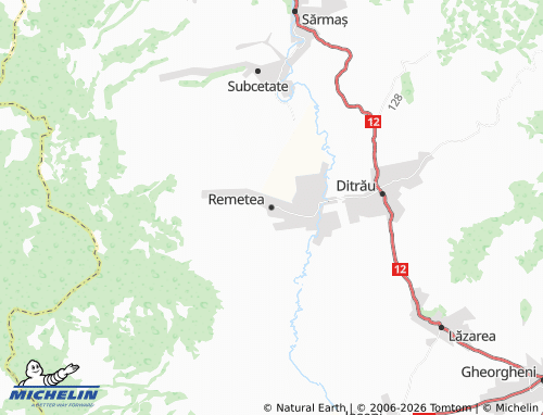 Mappa MICHELIN Remetea - ViaMichelin